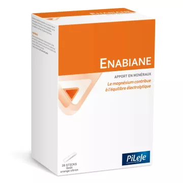 PILEJE ENABIANE MINÉRAUX POTASSIUM CALCIUM MAGNÉSIUM 28 STICKS