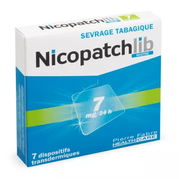 NicopatchLib 7 mg antirookpleisters 7 mg / 24 uur