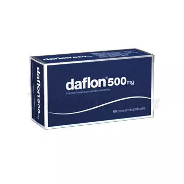 Daflon 500 mg Hemorrhoid Venous circulation Capsules
