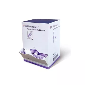 BD MICROTAINER CONTACT auto-piqueur 200 Lancettes