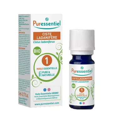 PURESSENTIEL Organic essential oil Ciste ladanifère 5ml