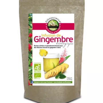 Ecoidées Infusão de Gengibre Biológico 100 g