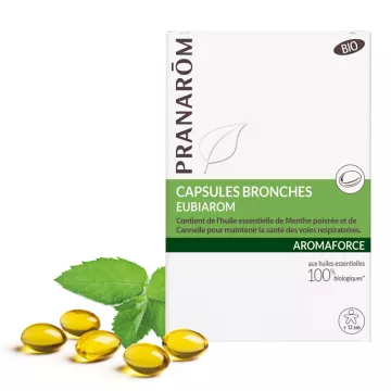 AROMAFORCE bronchiën 30 capsules Pranarom Bio
