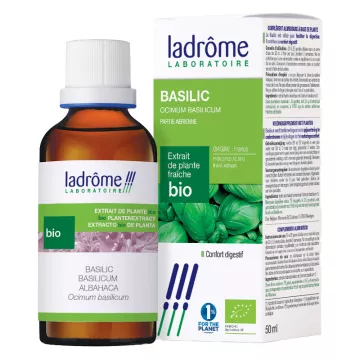 Ladrôme Biologische Verse Plantenextracten Basilicum 50ml