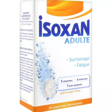 ISOXAN Adulto Geral fadiga 20 comprimidos efervescentes