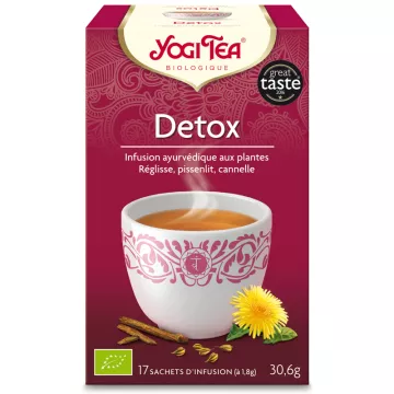 Yogi Tea Herbal Tea detox Ayurvedic Infusion 17 tea bags