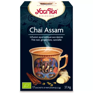 Yogi Tee Kräutertee Chai Assam Ayurvedische Infusion 17 Sachets