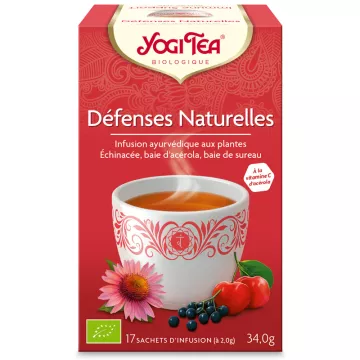 Yogi Tea Herbal Tea Natural Defenses Ayurvedic Infusion 17 Sachets