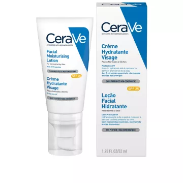 CeraVe Creme Facial Hidratante para o Dia SPF 30 52ml
