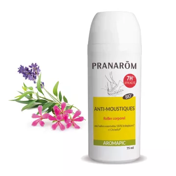 AROMAPIC ROLLER REPULSIF NATUREL MOUSTIQUE  LAIT CORPOREL PRANAROM 75ml