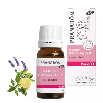 Pranarom Pranabb Massage Huile Bio Défenses Naturelles 10 ml