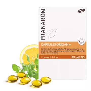 PRANARÔM Aromatische biologische capsules Oregano+ Weerstand