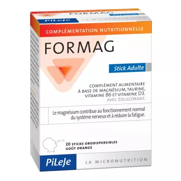 Formag 20 Bastoncini Magnesio Adulti Pileje