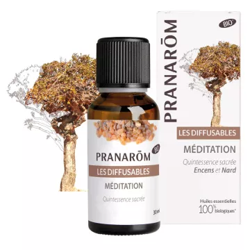 Pranarom Difusão Meditação Óleos Essenciais Bio 30ml