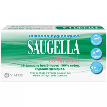 Saugella Cotton Touch Tampons Hygiéniques 16 tampons mini