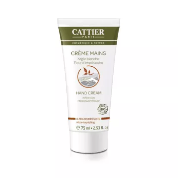 Cattier Crème mains Ultra-Nourrissante 75 ml