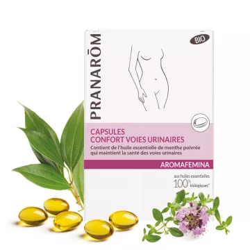 Aromafemina Pranarôm confort voies urinaires bio 30 cápsulas