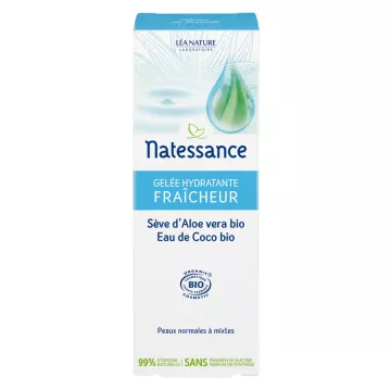 Natessance  Sève d'Aloe Vera et Coco  bio Gelée Hydratante Fraîcheur Visage 50ml