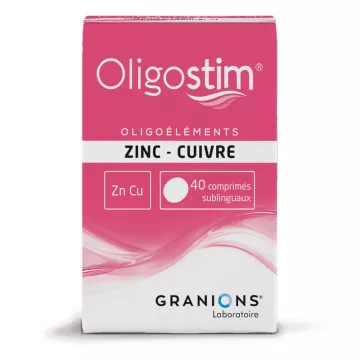OLIGOSTIM ZN-CU 40 comprimidos Granions
