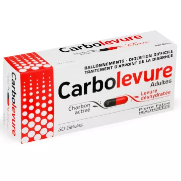 Carbolevure Colopathie Adulte 30 Gélules