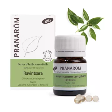 PRANAROM BIO Perla aceite esencial de Ravintsara B/60