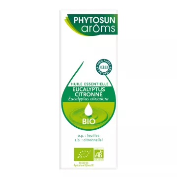 Phytosun Arôms Biologische Citroen Eucalyptus Essentiële Olie