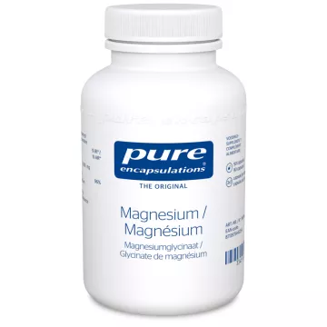 Encapsulación Pura de Glicinato de Magnesio 90 cápsulas
