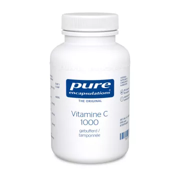 Tampón encapsulado puro de vitamina C 90 cápsulas