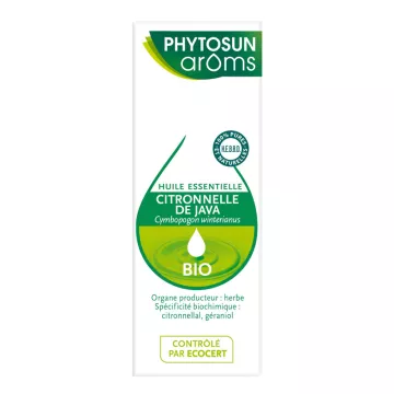 Эфирное масло лемонграсса Phytosun Aroms Organic