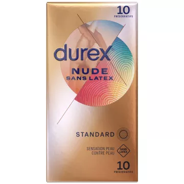 Durex Nude Sans Latex 10 Préservatifs