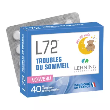 L72 Troubles du Sommeil Enfant 40 comprimés