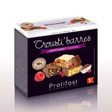 Protifast Barre Crousti' Assortiment 7 unités