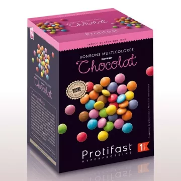 Protifast Multicolored chocolate candies - 7 bags