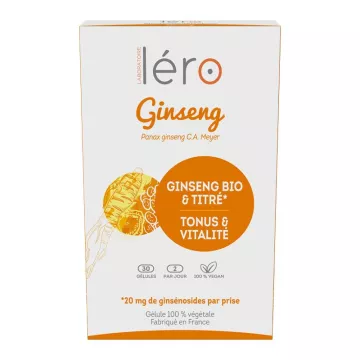 LERO Ginseng Bio Tonus et Vitalité 30 gélules