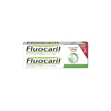 Fluocaril Bi-Fluoré 145 mg Pâte Dentifrice Menthe 75 ml