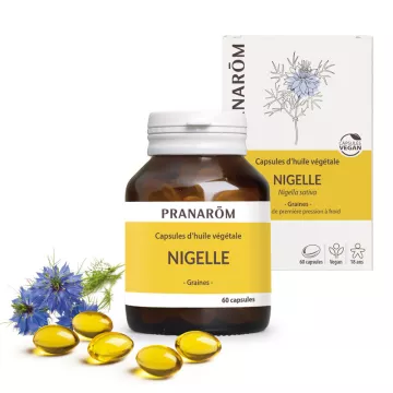 Pranarom Organic Nigella vegetable oil capsules 60 capsules