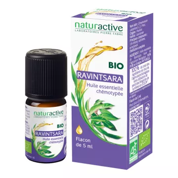 Aceite Esencial Orgánico Quimiotipado Naturactive RAVINTSARA 5ml