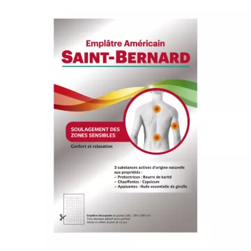 Amerikaanse Saint-Bernard gewrichtspijnpleister
