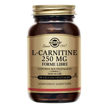 Solgar L-Carnitin 250 mg 90 vegetarische Kapseln