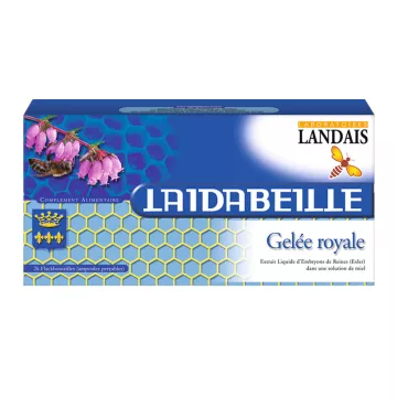 LAIDABEILLE Royal Jelly Drinkable Solution 26 Phials