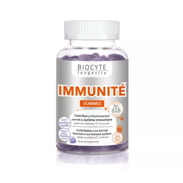 Imunidade de Biócitos 60 defesas imunológicas Gummies