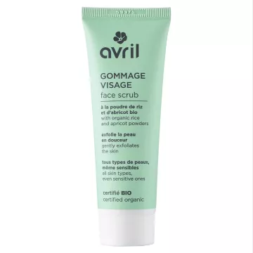 Avril biologische gezichtsscrub 50ml