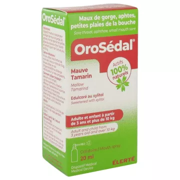 OROSEDAL Natural mouthwash for sore throat 20ml