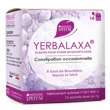 Yerbalaxa herbal tea 10 sachets, Digestion, transit Iphym