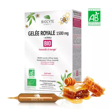 Biocyte Royal Jelly + Acerola Organic 20 phials