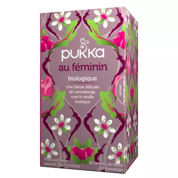 Pukka Bio Female Bienestar infusión de hierbas 20 sobres