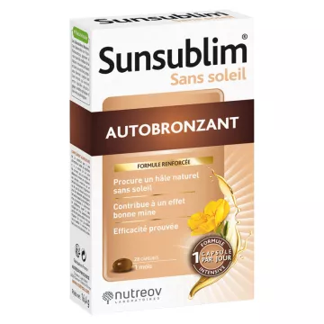 Nutreov Sunsublim Sunless Self Tanning 28 capsules