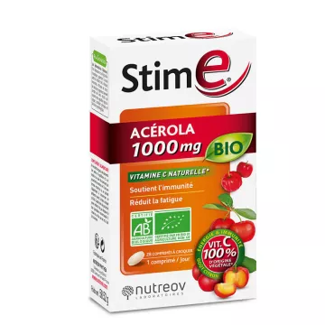 Nutreov Stim E Acerola 1000 Orgânico 28 comprimidos