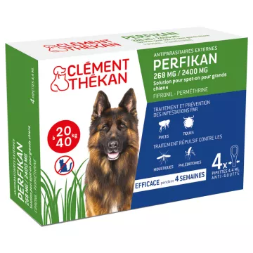 Perfikan Clément-Thekan Antiparasitario puntual para perros