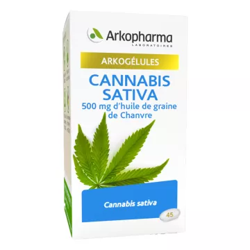 Arkocaps Cannabis Sativa Arkopharma 45 capsules